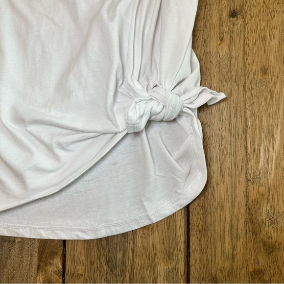 NWOT Adidas Girl Tank Top with Fluorescent Confetti Neon & Side Tie / Size 14 - Picture 7 of 10